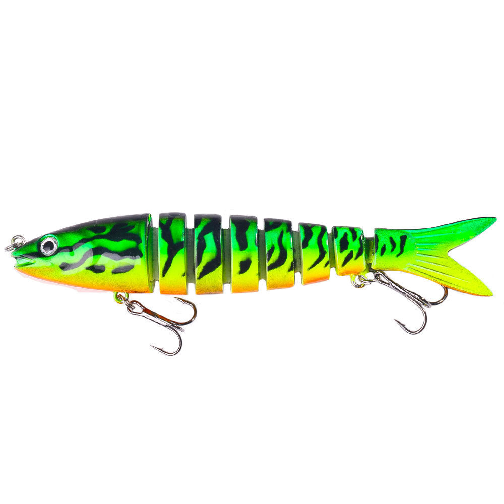 HENGJIA multi-section fish fake bait 18g bagged bait 8-section submerged bait foreign trade hot fishing gear wholesale