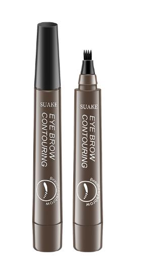 Su Ancan four-fork eyebrow pencil lasting non-faint eyebrow pencil four-head eyebrow pencil waterproof sweat-proof liquid eyebrow pencil