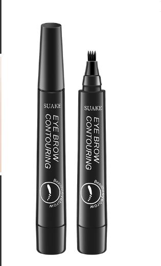 Su Ancan four-fork eyebrow pencil lasting non-faint eyebrow pencil four-head eyebrow pencil waterproof sweat-proof liquid eyebrow pencil