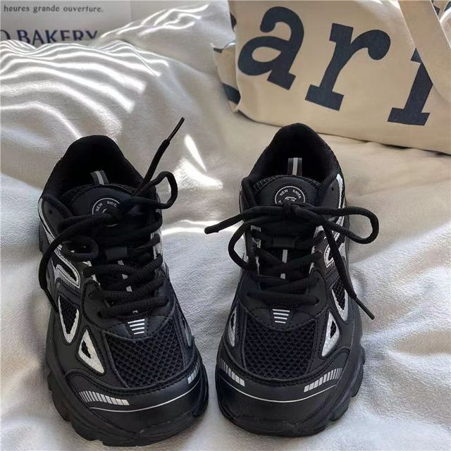 Men Women Sneakers Plus Size 41 42 43 Women's Casual Shoes Fashion Chunky Sneakers Woman Thick Sole Sport Shoes Big Size Shoes