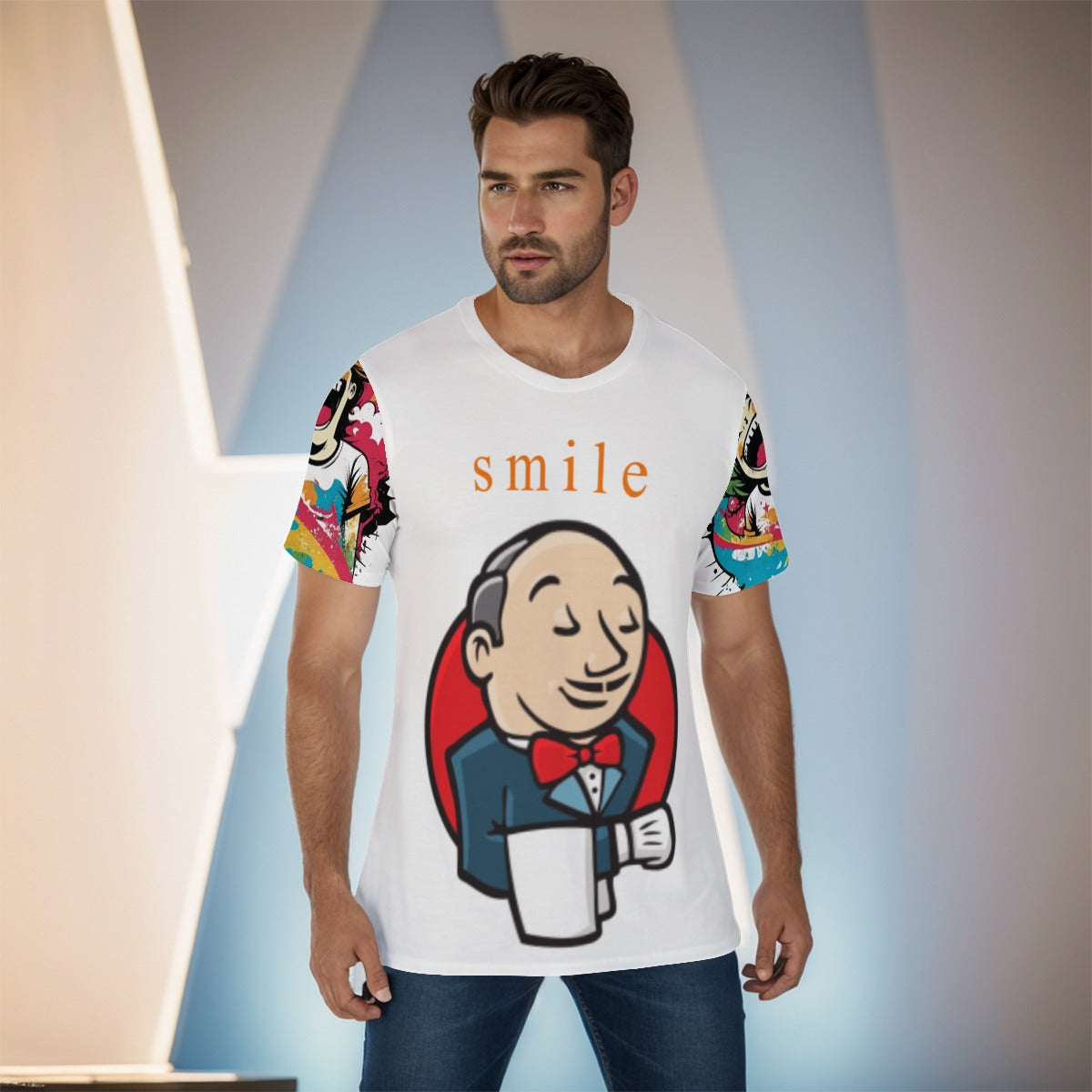 All-Over Print Men's O-Neck T-Shirt