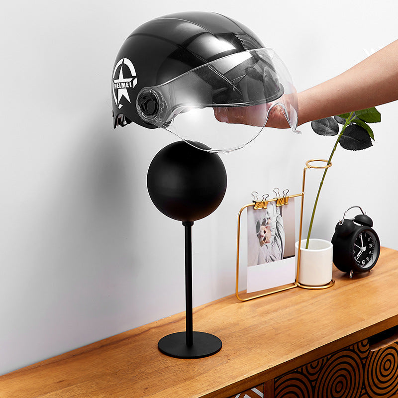 Motorcycle Electric Helmet Shelf Wall Hanging Punch-free Hat Storage Rack Hook Hat Holder Home Display Safety Helmet