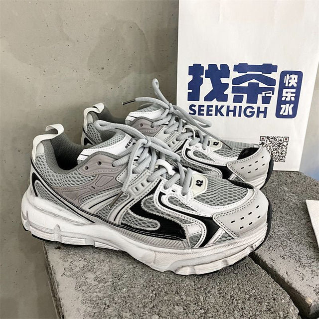 Men Women Sneakers Plus Size 41 42 43 Women's Casual Shoes Fashion Chunky Sneakers Woman Thick Sole Sport Shoes Big Size Shoes