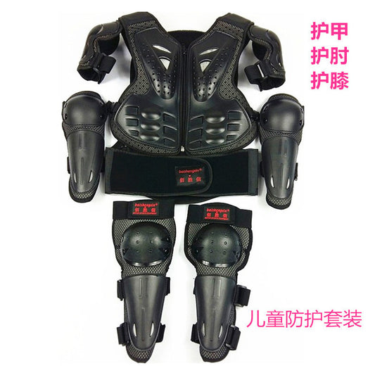 Bai Shengxin SX081 Motorcycle Riding Armor Children's Ski Protective Suit Knee Pad Elbow Pad Wholesale