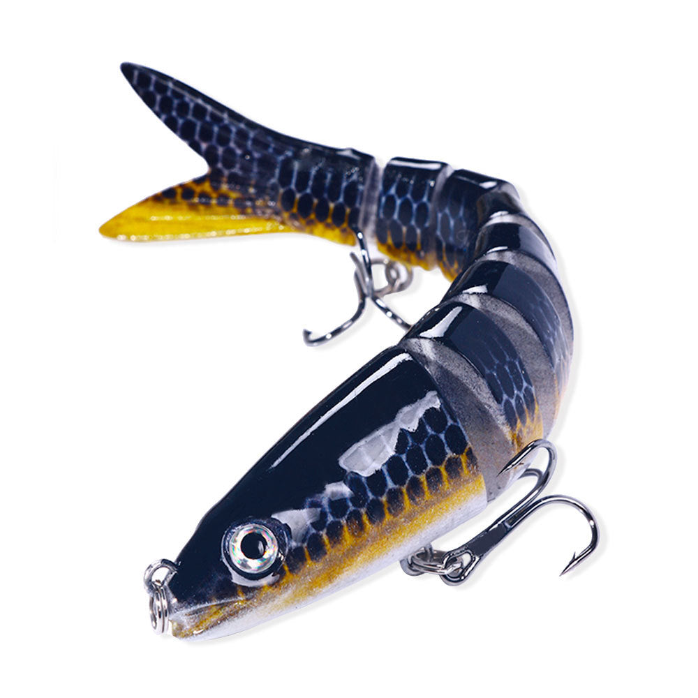 HENGJIA multi-section fish fake bait 18g bagged bait 8-section submerged bait foreign trade hot fishing gear wholesale