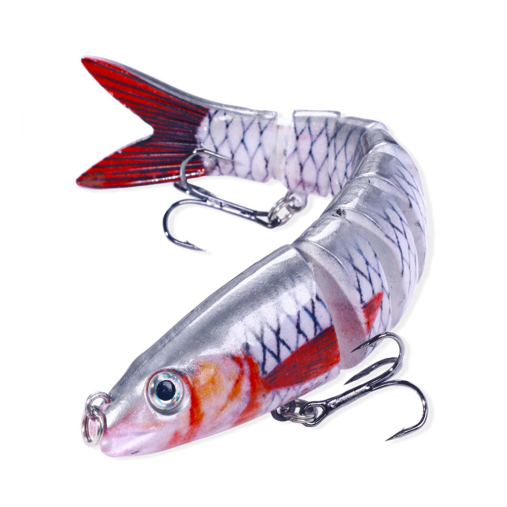 HENGJIA multi-section fish fake bait 18g bagged bait 8-section submerged bait foreign trade hot fishing gear wholesale