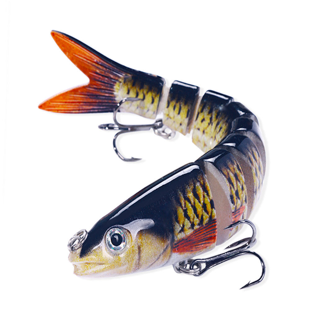 HENGJIA multi-section fish fake bait 18g bagged bait 8-section submerged bait foreign trade hot fishing gear wholesale