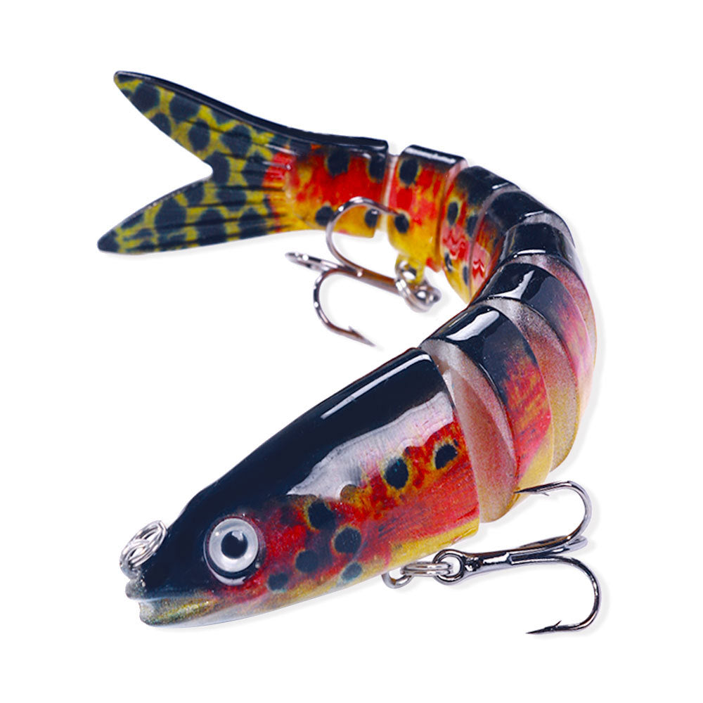 HENGJIA multi-section fish fake bait 18g bagged bait 8-section submerged bait foreign trade hot fishing gear wholesale