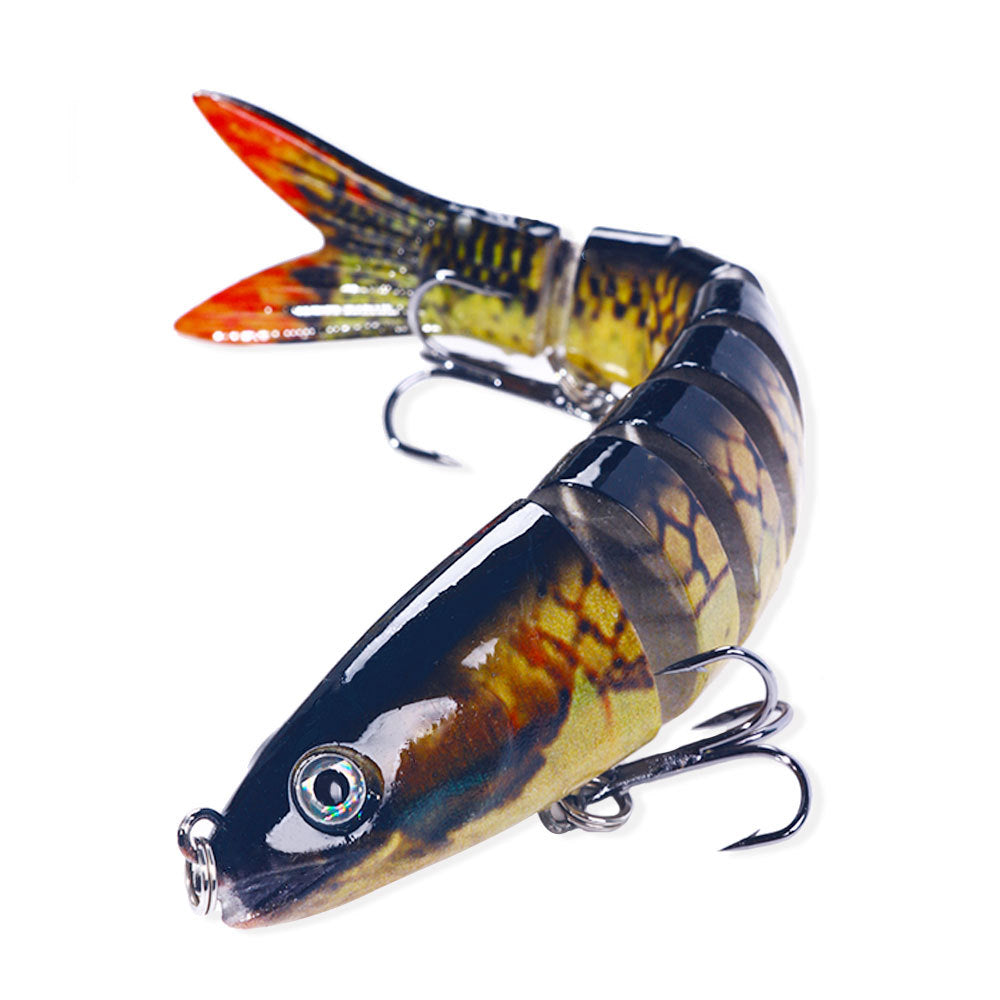 HENGJIA multi-section fish fake bait 18g bagged bait 8-section submerged bait foreign trade hot fishing gear wholesale