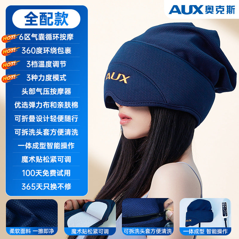 Ox Head massage instrument electric eye neck sleep instrument hot compress head eye neck integrated new year gift