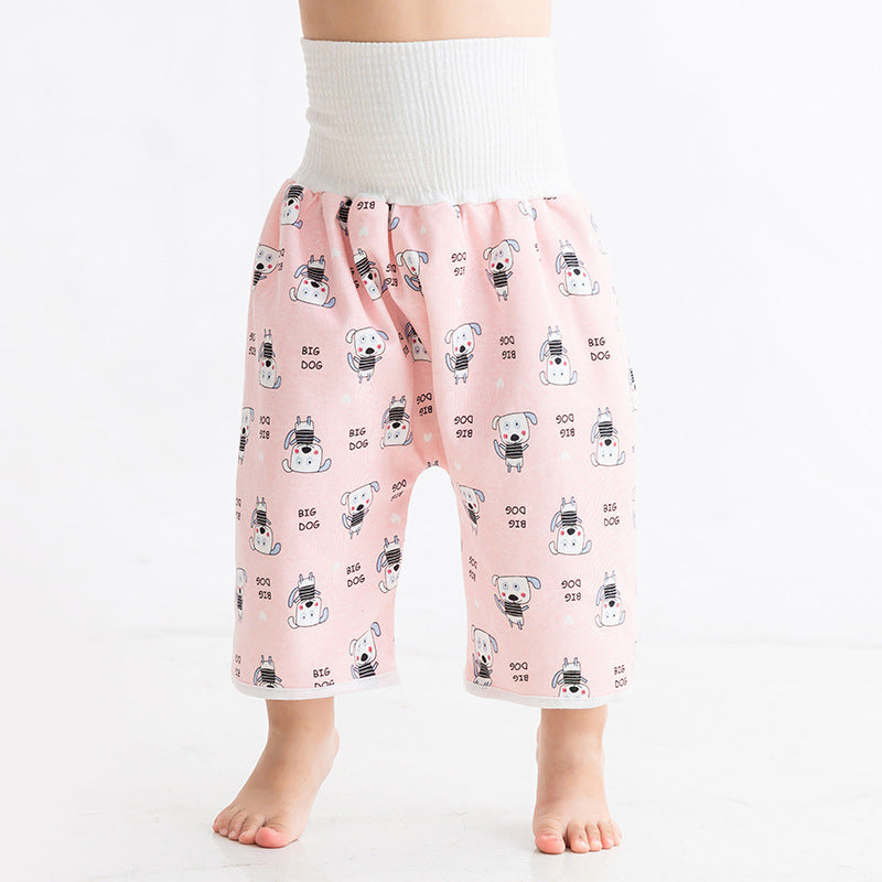 2023 Baby Diaper Pants Waterproof Leak-proof Washable Baby Belly Protection Children's Diaper Pants Study Pants Anti-bedwetting