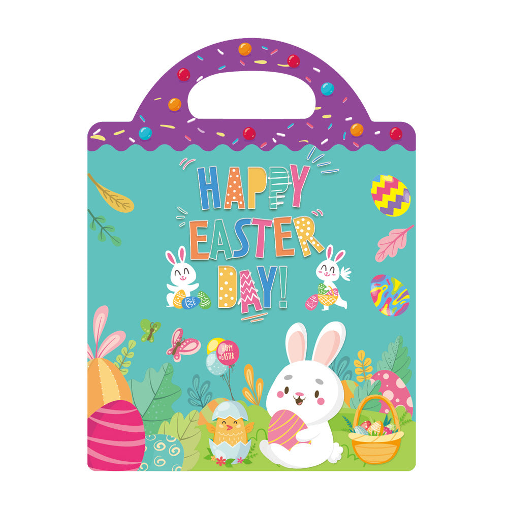 Cross-border children's sticker book wholesale early education concentration training repeated stickers animal dinosaur Marine scene sticker book