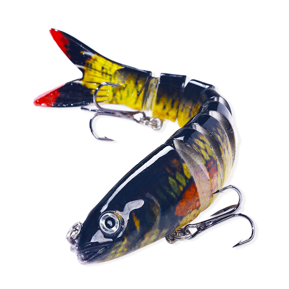 HENGJIA multi-section fish fake bait 18g bagged bait 8-section submerged bait foreign trade hot fishing gear wholesale