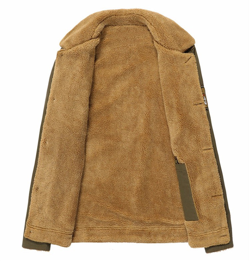 Winter Warm Jackets Men Thick Fleece Parkas Coats Casual Cotton Fur Collar Mens Military Tactical Bomber Jackets Outwear 5XL