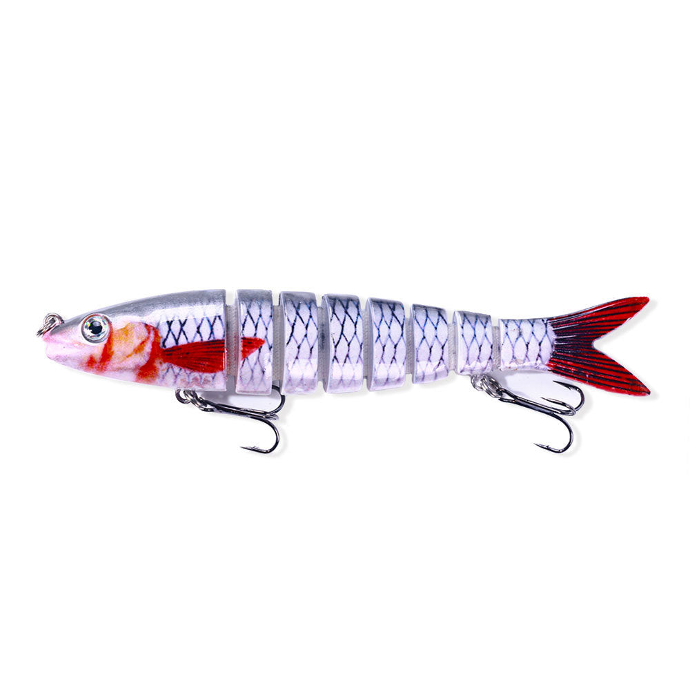 HENGJIA multi-section fish fake bait 18g bagged bait 8-section submerged bait foreign trade hot fishing gear wholesale